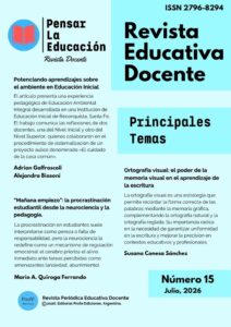 Revista docente Pensar la Educación
